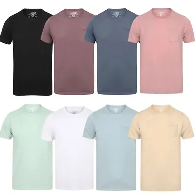 Buy  Tokyo Laundry Men's T-Shirt Crew Neck Cotton Lightweight Summer Top Plain Tee • 5.10£
