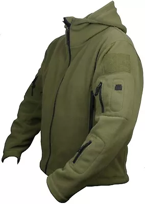 Buy Tactical Recon Military Fleece Zip Hoodie Army Jacket Combat Hoody Airsoft • 26.99£