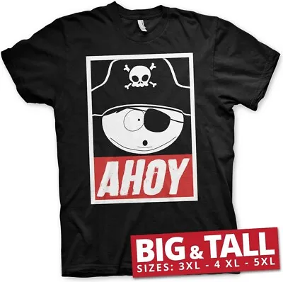 Buy South Park Eric Cartman Ahoy Big & Tall T-Shirt Black • 33.17£