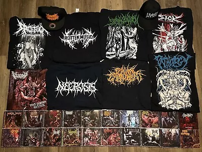 Buy Slam Death Metal Collection - Shirts + Caps + CDs + LP | Vulvectomy, Devourment • 200£