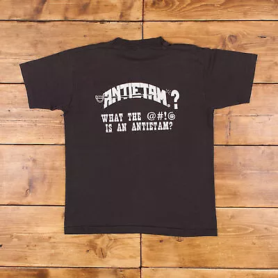 Buy Vintage Single Stitch T Shirt Graphic Large 90s Civil War Battle Black Tee • 15.11£
