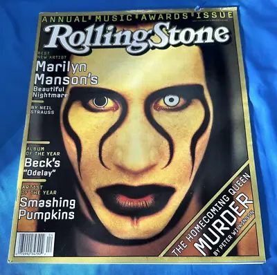 Buy Rolling Stone Magazine January 1997 Marilyn Manson Cover No Label Newsstand • 10.20£