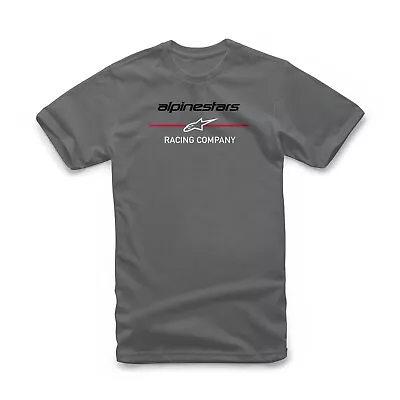 Buy Alpinestars Bettering Tee Casual Mens T Shirt Motorcycle Top Black White Grey • 35.14£