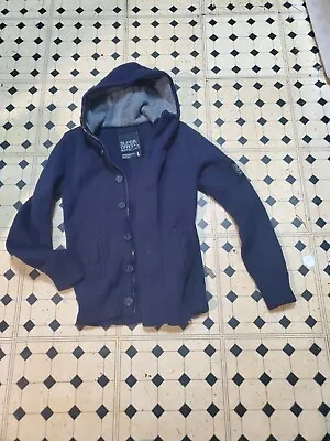 Buy Superdry Mens Heavy Knitwear.navy Blue   Hooded Jacket Size L..front Pockets  • 15£