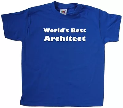 Buy World's Best Architect Kids T-Shirt • 7.99£