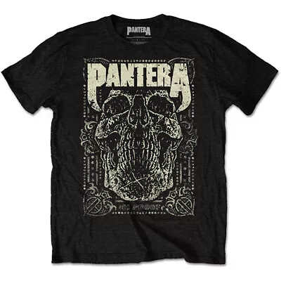 Buy Pantera - 101 Proof Skull - Unisex Official Licenced T-Shirt -PANTS07MB • 17.95£