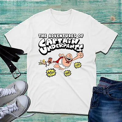 Buy The Adventure Of Captain Underpants T-Shirt Flying Superhero World Book Day Top • 9.99£
