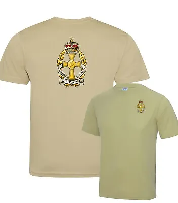 Buy Colour Printed Army CR3 Kings Crown WICKING T-SHIRT Military Royal Army Capbadge • 19£