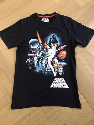Buy Mens Star Wars Cotton Black T Shirt Size Small • 7.73£