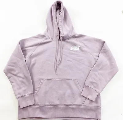 Buy New Balance Hoodie Sweatshirt Womens Medium Pink Purple Pullover • 11.01£