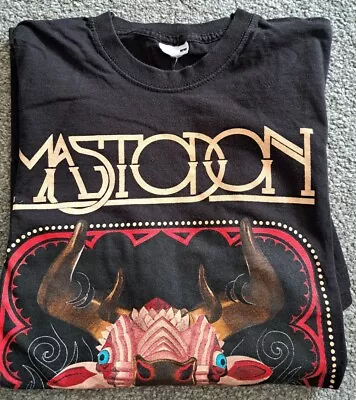 Buy MASTODON Tour T-Shirt VINTAGE Black HUSHED & GRIM  Like NEW 2012 Size LARGE • 150£