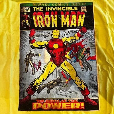 Buy Marvel IRON MAN Yellow Mens T-Shirt - Size Medium - No Returns HM3 • 6.50£