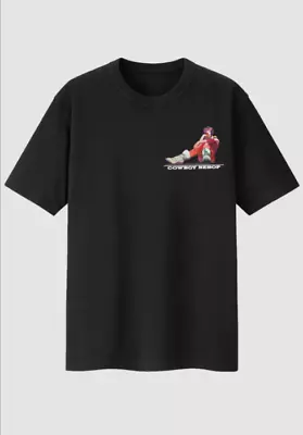 Buy 100% Original Merchandise Cowboy Bebop Black Tshirt With Back Print • 10£