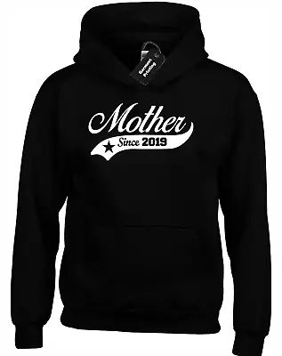 Buy Mother Since 2019 Hoody Hoodie Gift Present Idea For New Mum Mother Mummy Cool • 16.99£