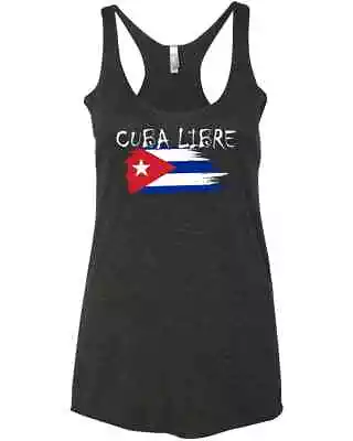 Buy Cuba SOS Somos Cuba Libre Free Cuba Cuban Patria Y Vida Libertad Racer Tank Top • 25.08£