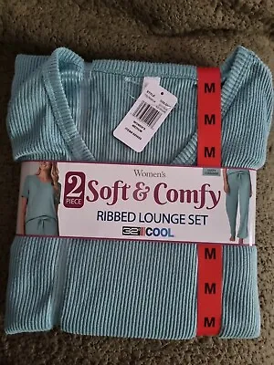 Buy 32 Degrees Cool Ladies Soft & Comfy Ribbed Lounge Set Green Size Medium BNWT • 7.49£