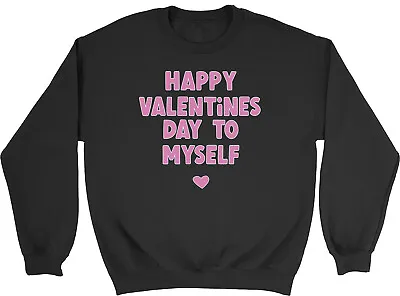 Buy Singles Valentines Day Kids Sweatshirt Happy Valentine Day To My Self Boy Jumper • 12.99£