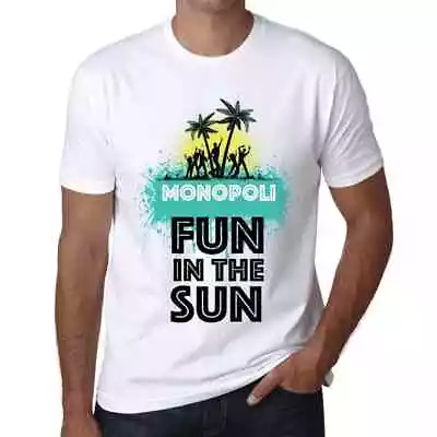 Buy Men's Graphic T-Shirt Fun In The Sun In Monopoli Eco-Friendly Limited Edition • 20.39£