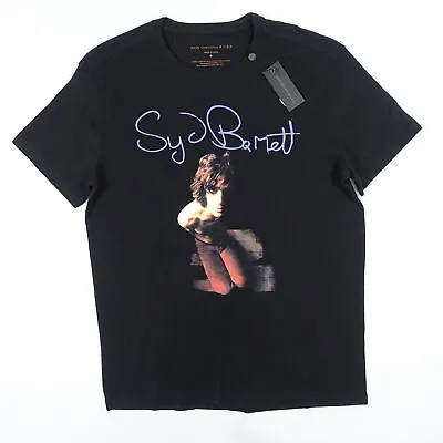 Buy John Varvatos Medium Black Syd Barrett Singer Artist Music Tshirt Mens Nwt New • 37.25£