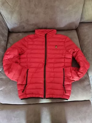 Buy Next Puffer Jacket Men Size Small Red Duck Down Feather Coat  Padded  • 15£
