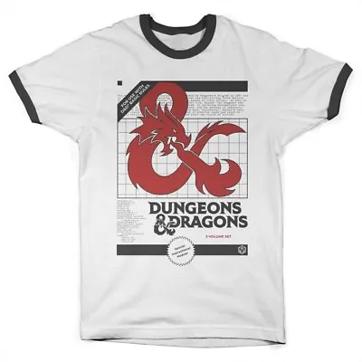 Buy Officially Licensed Dungeons & Dragons - 3 Volume Set Ringer T-Shirt S-XXL • 21.99£