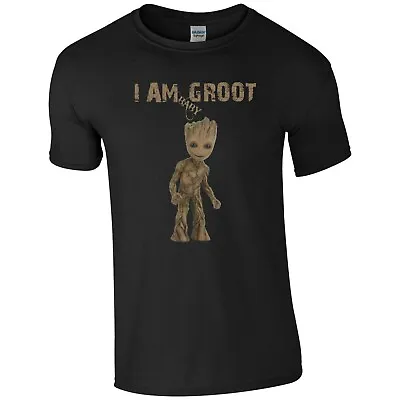 Buy I Am Baby Groot T Shirt Superhero Fans Funny Birthday Xmas Gift Kids Tee Top • 6.99£