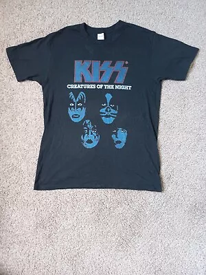 Buy Kiss Creatures Of The Night T-Shirt - Size M - Rock - Def Leppard Guns N Roses • 8.99£