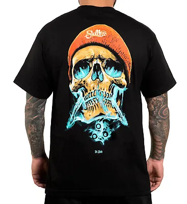 Buy Sullen Clothing Dr Pain Skull Tattoo Artist Standard Black T Shirt M-3XL UK • 28.99£