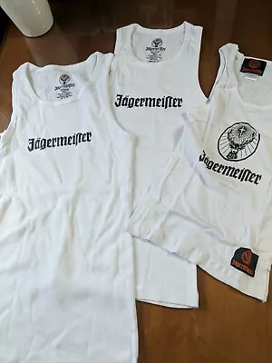 Buy 3 Jagermeister Ribbed Tank Top Shirt Stretch Sleeveless Women L And 2 Small  • 14.48£