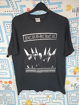 Buy Bersicker D-Beat Radicalisation T-Shirt Medium Hardcore Punk Discharge GBH Crass • 9.62£