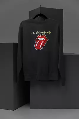 Buy The Rolling Stones Logo | Band Sweatshirt | Rock 'n Roll Style | 1960s Icon | Mu • 34.99£