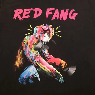 Buy RED FANG ROCK BAND TOUR CONCERT TEE T SHIRT Mens L Black  • 16.58£
