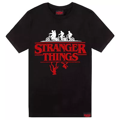 Buy Stranger Things Unisex Adult Upside Down T-Shirt NS5992 • 16.09£