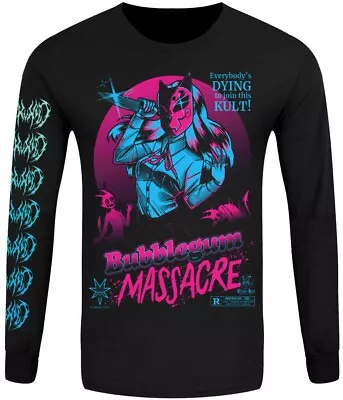Buy Bubblegum Massacre, Long Sleeve T-Shirt, Horror Film, Murder Fantasy, Pinku Kult • 21.50£