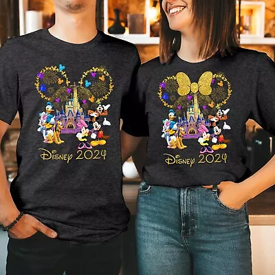 Buy TSHIRT (3200) Disney Family Holiday Tour Trip 2024 Couple Matching Kids T-Shirt • 7.99£