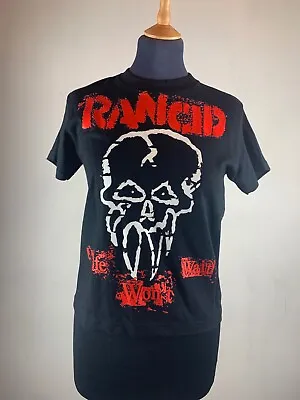 Buy Vintage RANCID Punk T-shirt Girls/ladies/small Star World Tag • 12£