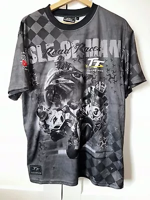 Buy Men’s TT Isle Of Man All Over Print T-shirt Official Licensed Product Size L • 25£