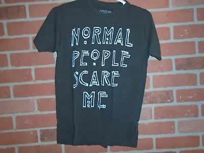 Buy American Horror Story Normal People Scare Me Womans Tshirt Size Small • 5.78£