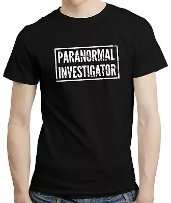 Buy Paranormal Investigator - Ghost Hunter Haunted Gift Spirits Mens Tshirt T-shirt • 13.09£