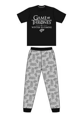 Buy Mens Teenagers Game Of Thrones Lounge / Pyjama Set Sze S M L XL Winter Is Coming • 9.07£