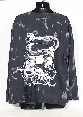Buy Unbranded Gothic Snake T-Shirt 4XL Black White Skull Goth Tee Mens • 11.99£