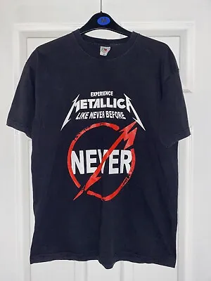 Buy Mens Experience Metallica Like Never Before T Shirt Black Size Medium • 17.99£
