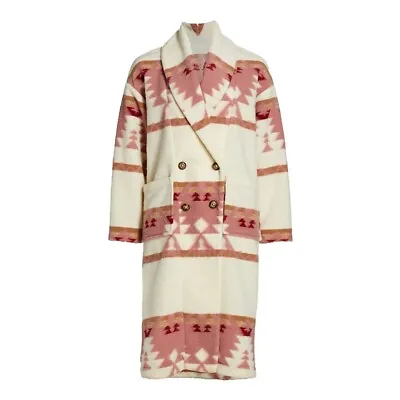 Buy Women's Kelly Reilly Yellowstone Season 5 Beth Dutton Fleece Long Coat • 119.41£