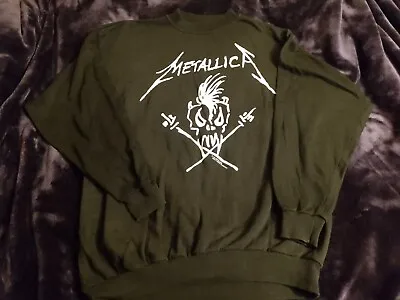 Buy Metallica Nowhere Else To Roam Europe Tour Sweat Shirt Black Album 1993 Rare • 222.16£