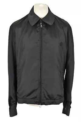 Buy VERSACE Black Windcheater Jacket Size 52 Mens Full Zip Outdoors Outerwear • 59.47£