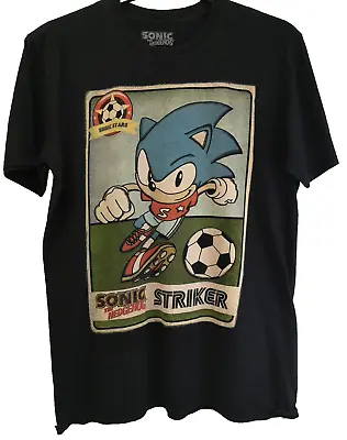 Buy Sega-Sonic The Hedgehog-Striker T Shirt-Short Sleeves-Large-Used-(EBSK1626) • 16.99£