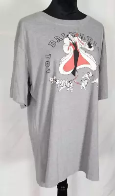Buy DISNEY 101 Dalmatians Cruella DeVille  T-Shirt Womens X-Large (15-17) • 12.30£