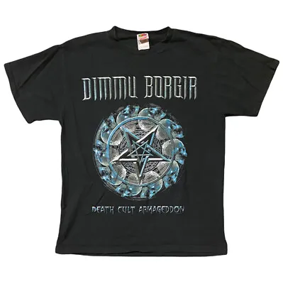 Buy Vintage Dimmu Borgir Death Cult Armageddon  Shirt ￼Size L • 48.16£