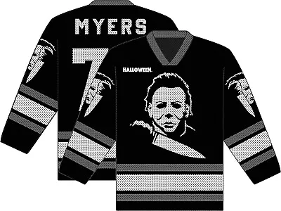 Buy Halloween Hockey Jersey Michael Myers Horror Scary Movie Icon Slasher 54-108 • 63.80£