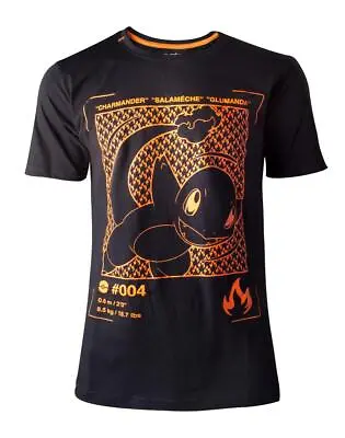 Buy Pokémon - Charmander Profile Men's T-shirt Black • 25.79£